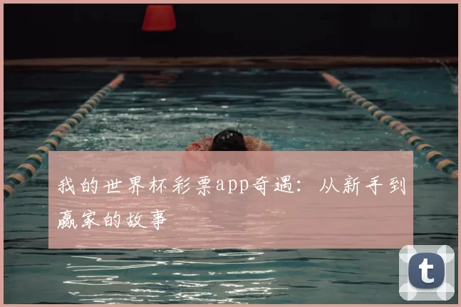 我的世界杯彩票app奇遇：从新手到赢家的故事